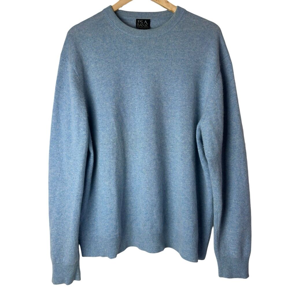 Jos. A. Bank Light Blue Crewneck Sweater